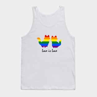 Love is Love - Cat Tank Top